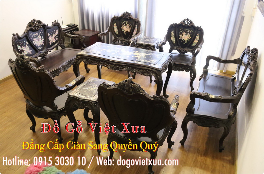 BỘ GHẾ LOUIS PHÁP - ĐẸP TUYỆT KỸ 'SANG TRỌNG, ĐẲNG CẤP, QUÍ PHÁI' Bộ Ghế Louis Pháp - Đẹp Tuyệt Kỹ 'Sang Trọng, Đẳng Cấp, Quí Phái'