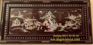 TRANH THI&Ecirc;N HẠ TH&Aacute;I B&Igrave;NH - KIỆT T&Aacute;C NGHỆ THUẬT KHẢM ( CẨN ) ỐC X&Agrave; CỪ XƯA QU&Yacute; HIẾM