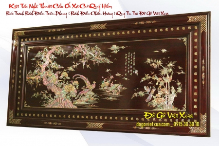 Tranh Khảm Ốc Nghệ Thuật - BÁCH ĐIỂU CHẦU HOÀNG (Triều Phụng)
