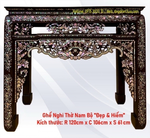 BÀN THỜ KHẢM ỐC - ĐẸP HIẾM GẶP