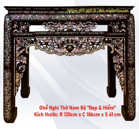 BÀN THỜ KHẢM ỐC - ĐẸP HIẾM GẶP