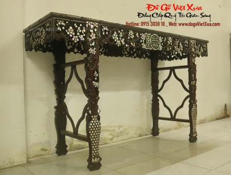 BÀN BÀY ĐỒ [ MAI THỌ ] CẨN ỐC KHẢM XÀ CỪ - ĐỒ XƯA ĐẸP HOÀN HẢO